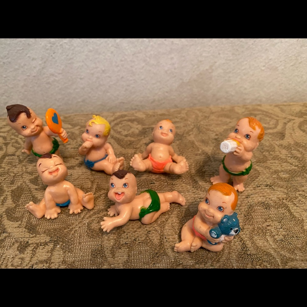 7 Vintage Magic Diaper Baby PVC.